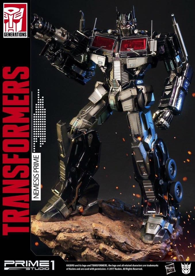 Transformers News: Prime 1 Studios Nemesis Prime Statue Revealed + pictures