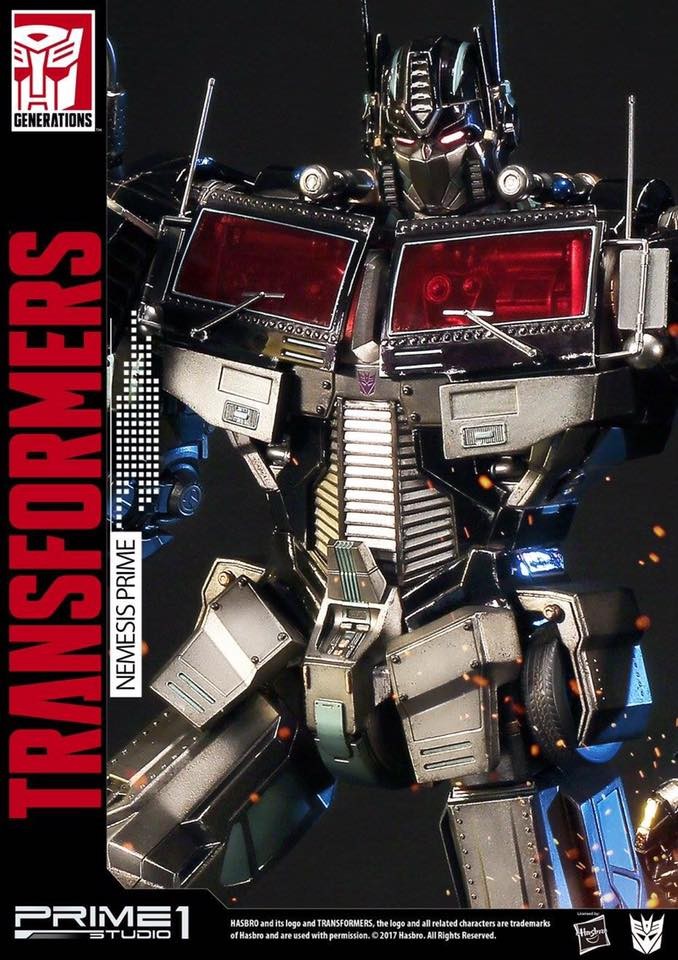 Transformers News: Prime 1 Studios Nemesis Prime Statue Revealed + pictures