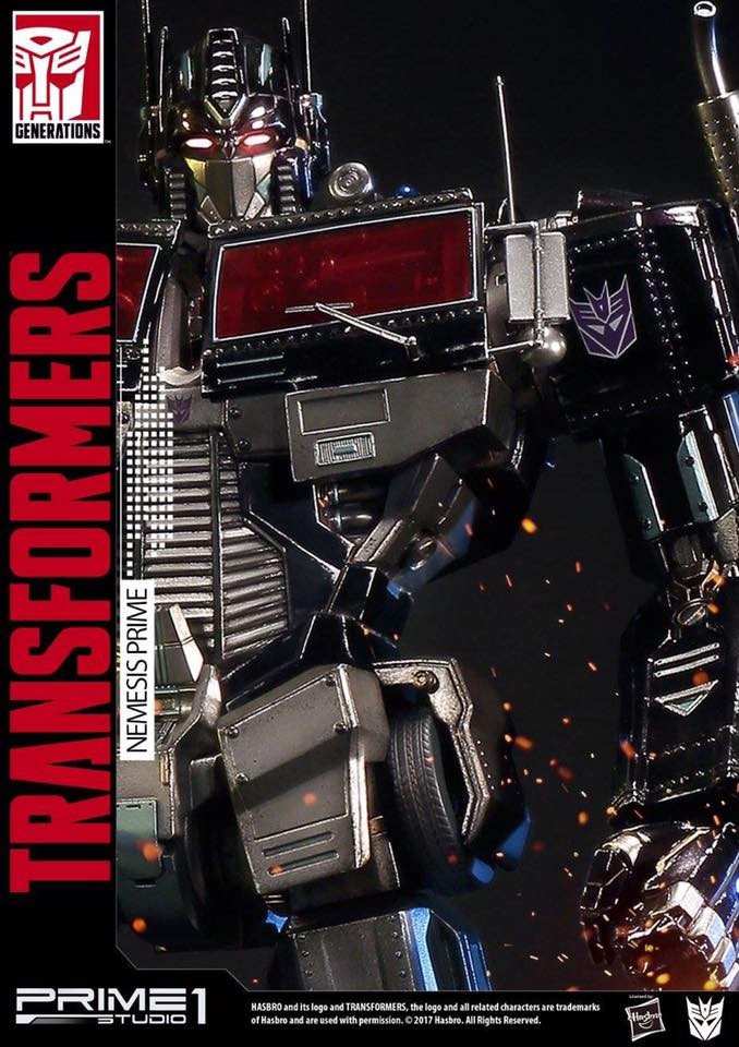 Transformers News: Prime 1 Studios Nemesis Prime Statue Revealed + pictures