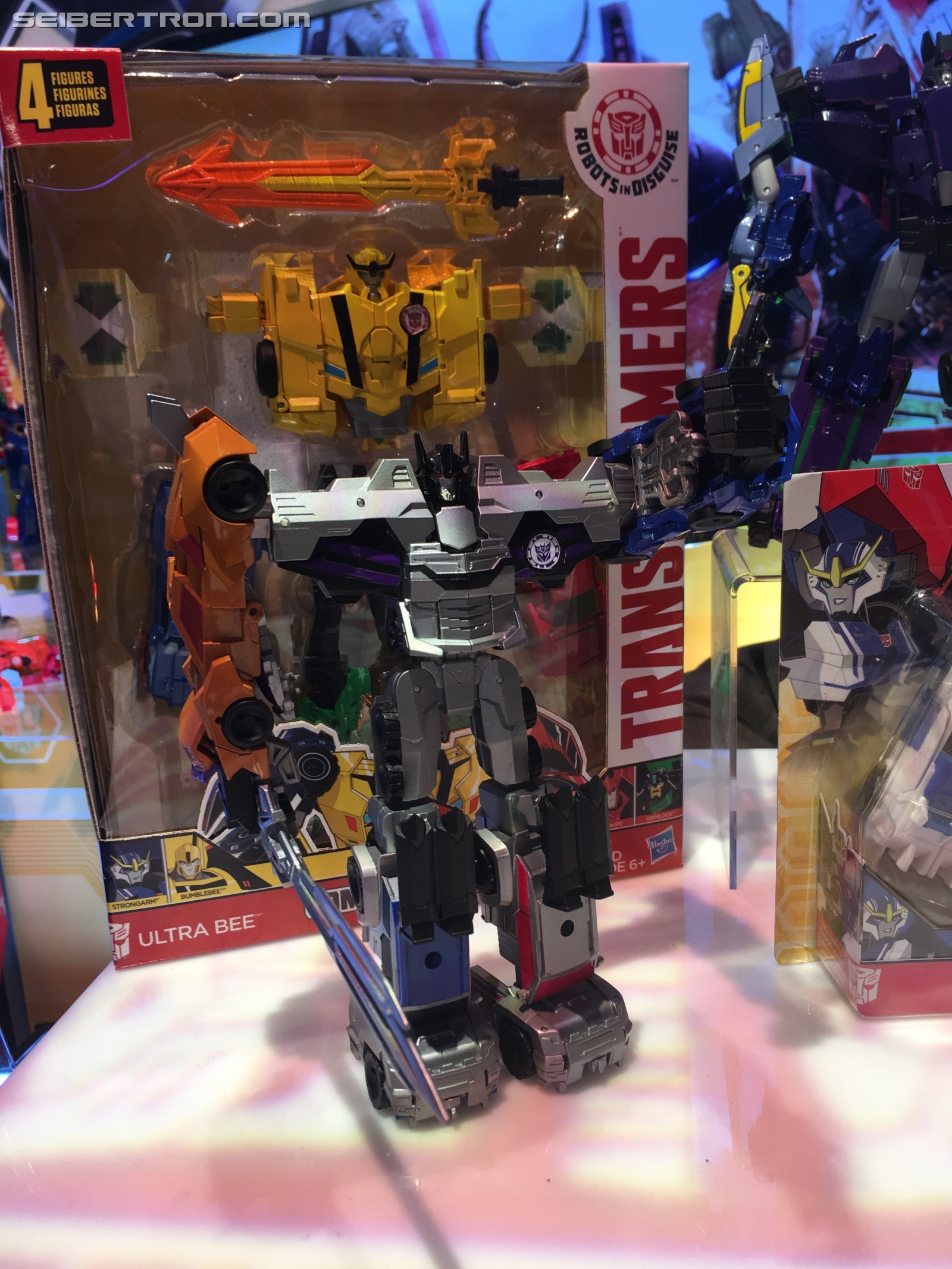 Transformers News: Toy Fair 2017 Showroom Images of Transformers Robots in Disguise Combiner Force #HasbroToyFair #TFNY