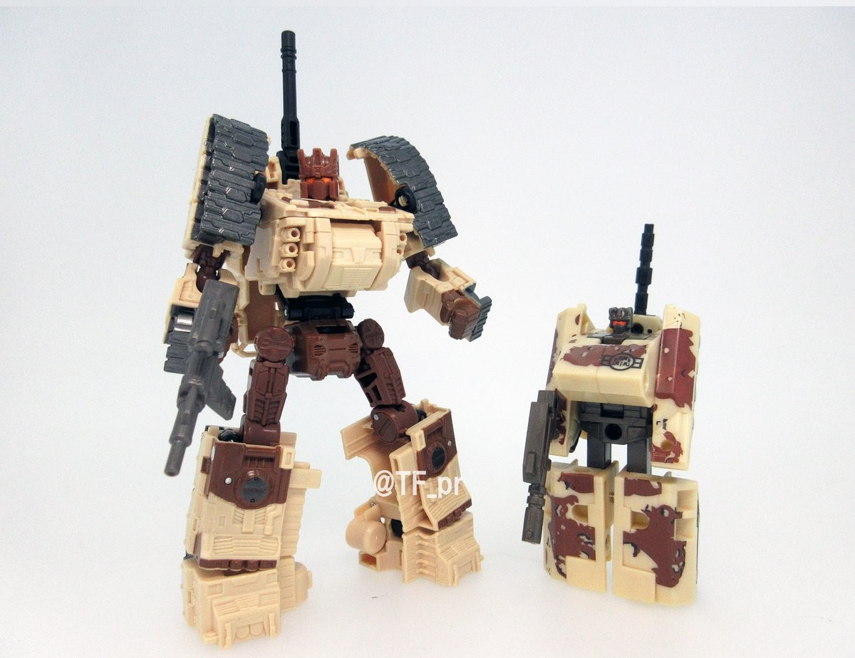 Transformers News: Comparison Images of Takara Transformers Unite Warriors UW-EX Baldigus / Ruination