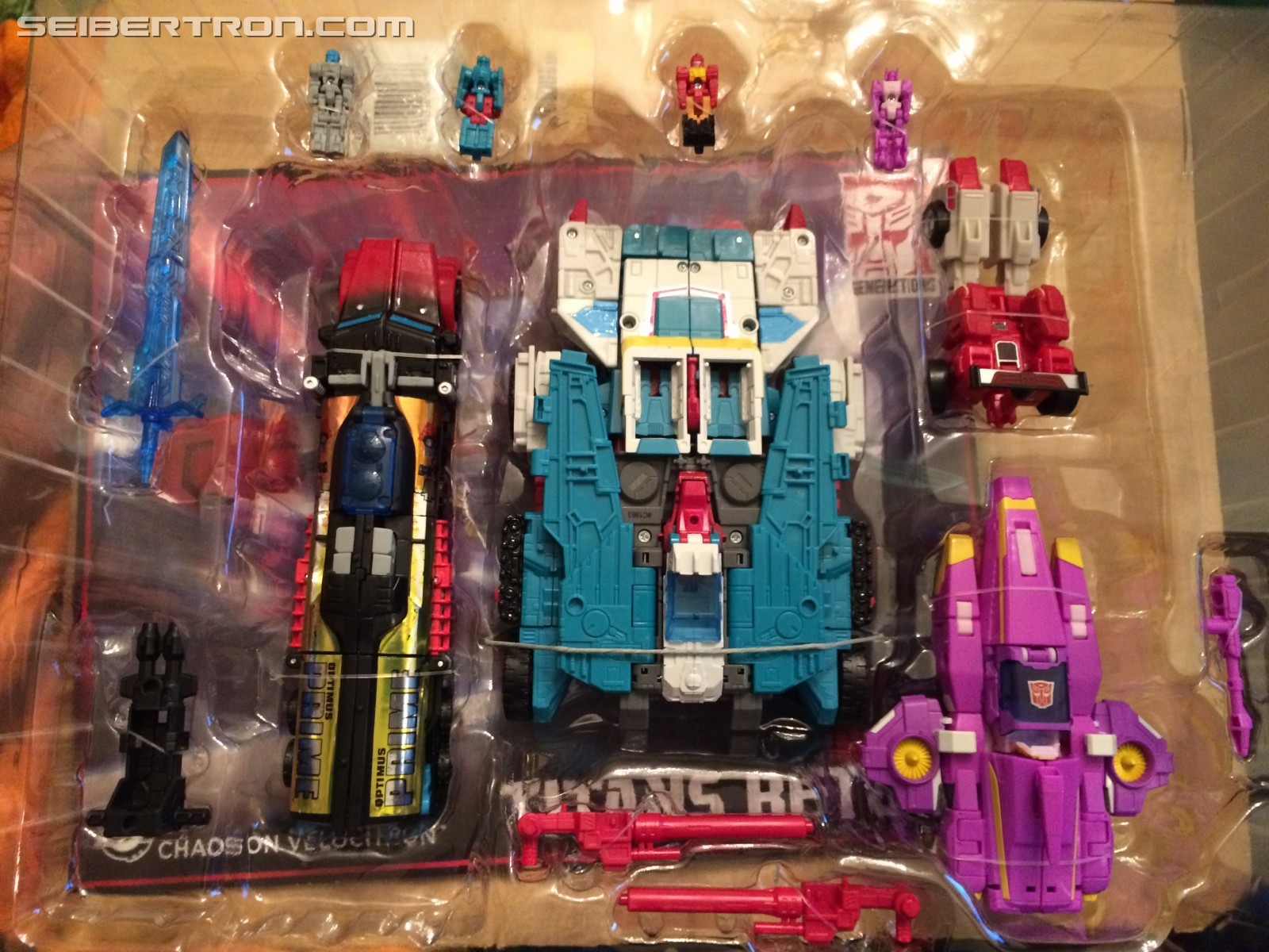 Transformers News: In hand Images of Titans Return Chaos on Velocitron Set with First Look at Titan Masters