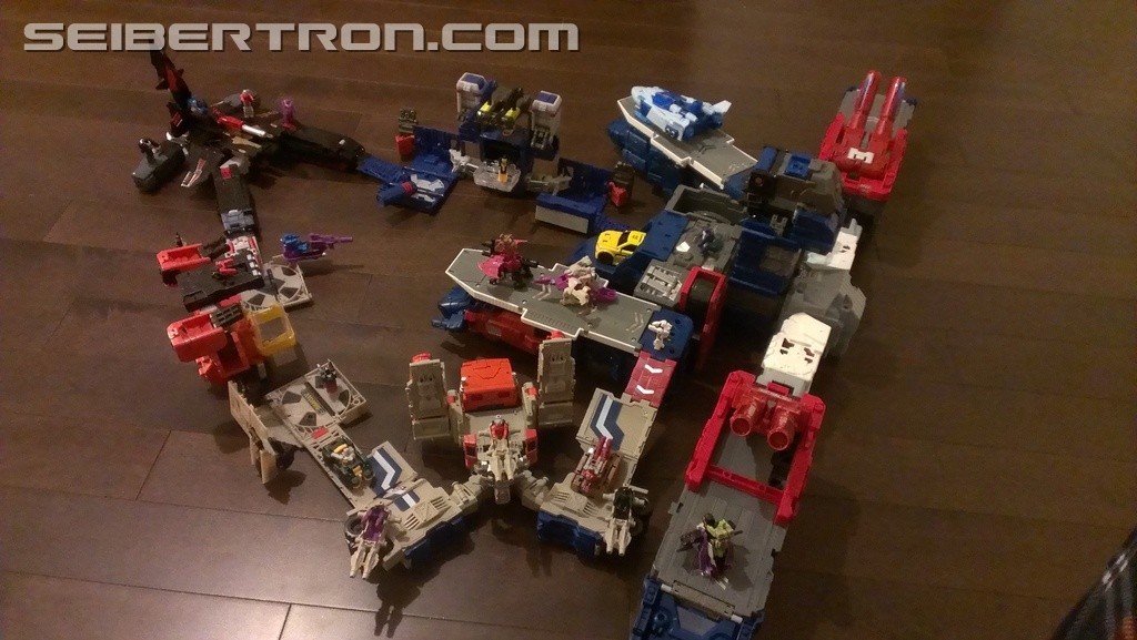 Transformers News: Images of Sky Shadow Connected With Other Titans Return Bases In Different Configurations