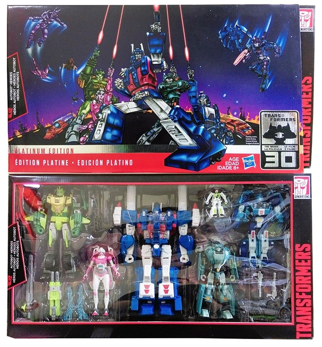 Transformers News: Hasbro Transformers Platinum Edition Autobot Heroes Figure Set On Sale for 84.99$