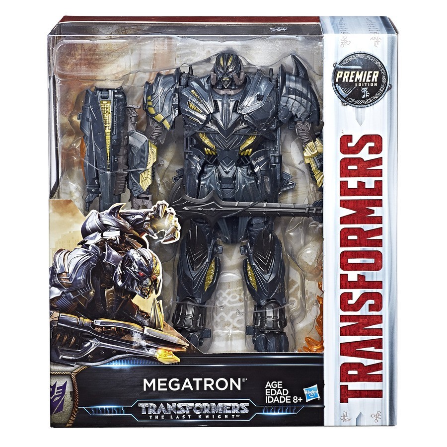 Transformers News: Stock Images of Transformers: The Last Knight Leader class Optimus Prime and Megatron