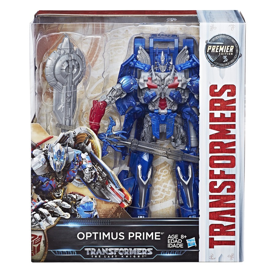 Transformers News: Stock Images of Transformers: The Last Knight Leader class Optimus Prime and Megatron