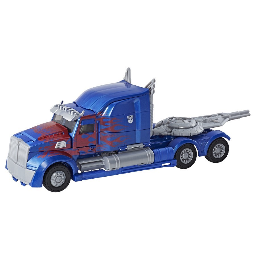 Transformers News: Stock Images of Transformers: The Last Knight Leader class Optimus Prime and Megatron
