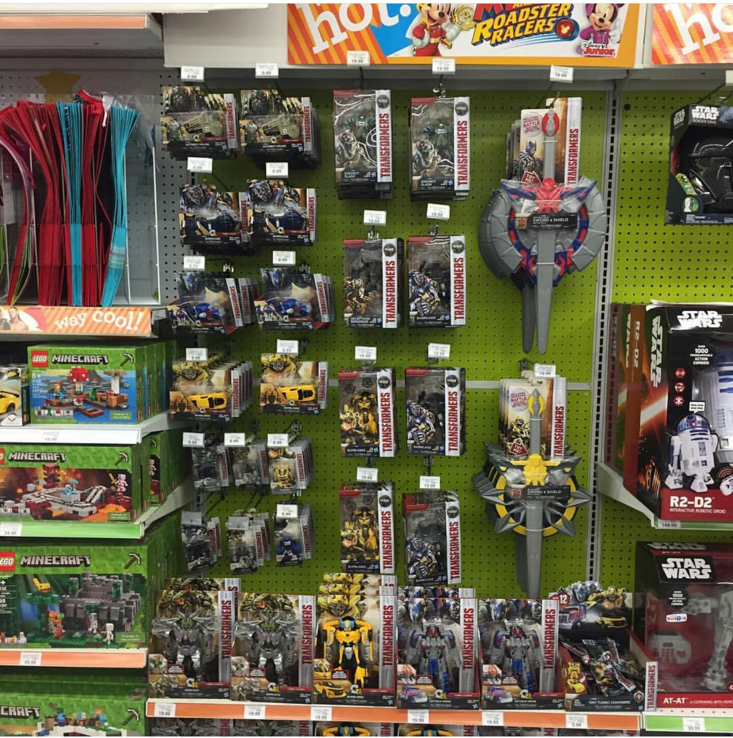 Transformers News: Transformers: The Last Knight Role Play Toys Sighted at ToysRus in California!