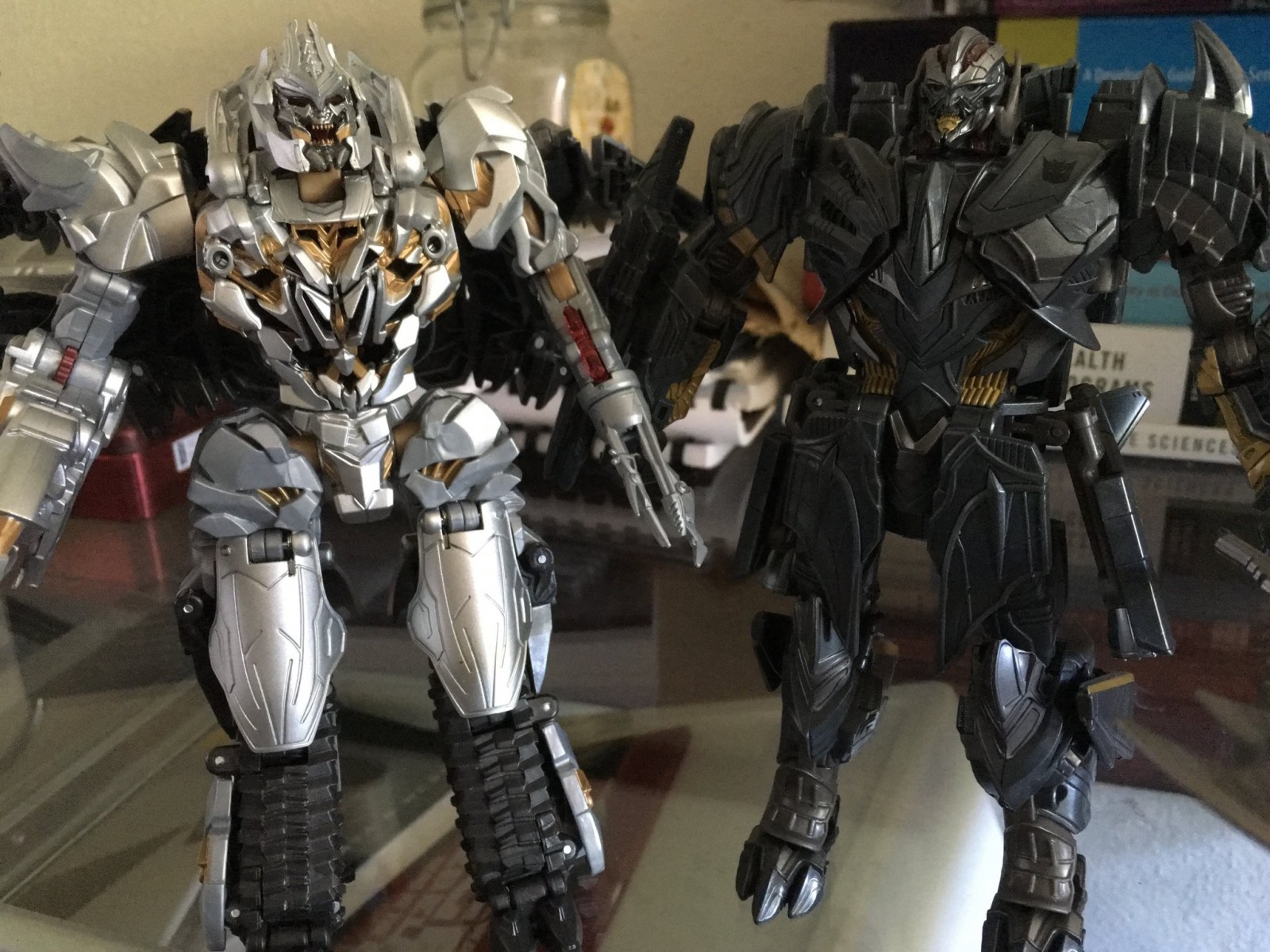 Transformers News: In Hand Images of Voyager Megatron from Transformers: The Last Knight with Comparisons for Scale Transformers News: In Hand Images of Voyager Megatron from Transformers: The Last Knight with Comparisons for Scale