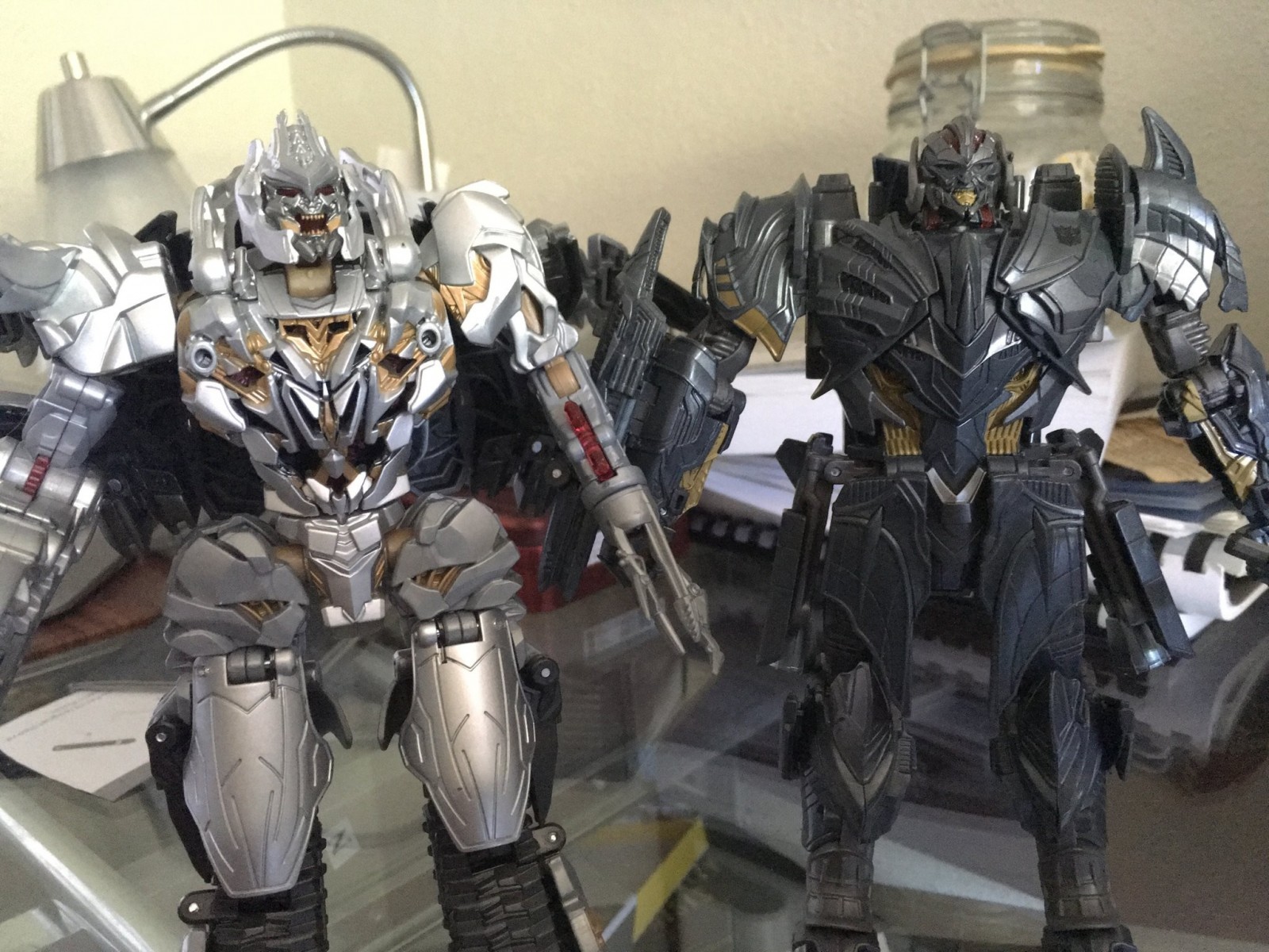 Transformers News: In Hand Images of Voyager Megatron from Transformers: The Last Knight with Comparisons for Scale Transformers News: In Hand Images of Voyager Megatron from Transformers: The Last Knight with Comparisons for Scale