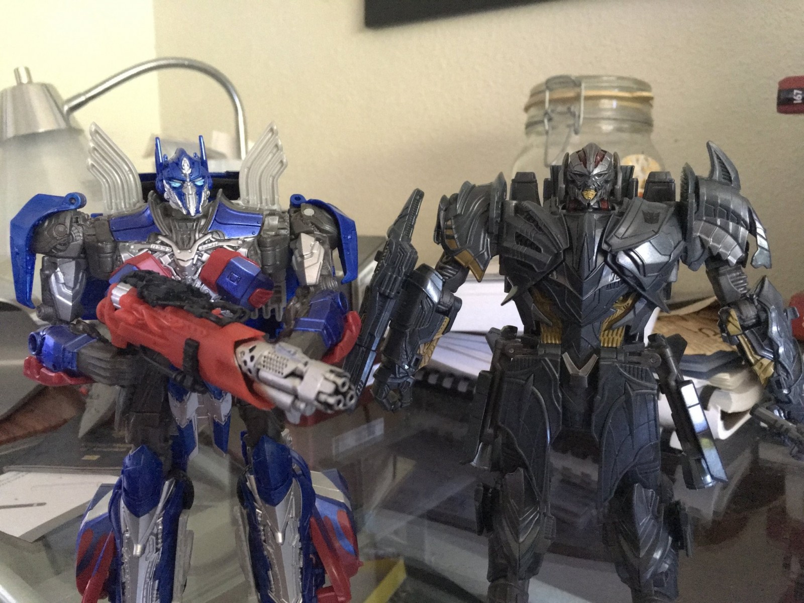 Transformers News: In Hand Images of Voyager Megatron from Transformers: The Last Knight with Comparisons for Scale Transformers News: In Hand Images of Voyager Megatron from Transformers: The Last Knight with Comparisons for Scale