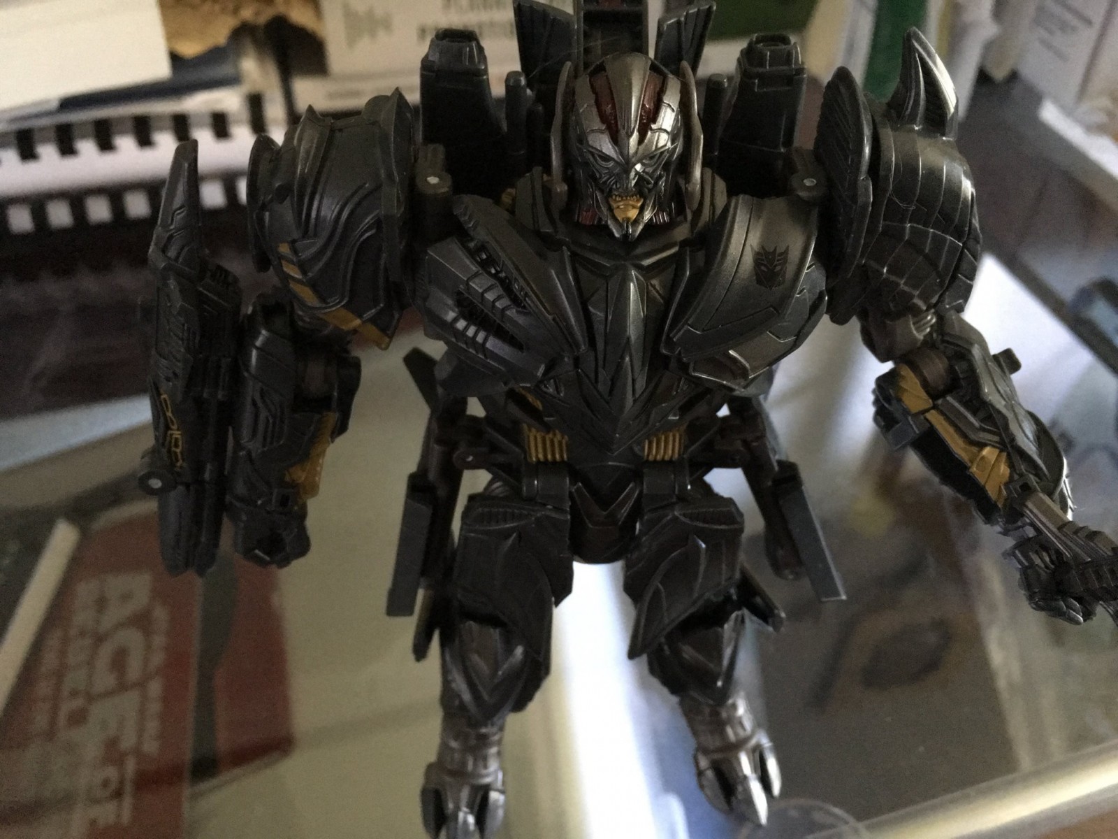 Transformers News: In Hand Images of Voyager Megatron from Transformers: The Last Knight with Comparisons for Scale Transformers News: In Hand Images of Voyager Megatron from Transformers: The Last Knight with Comparisons for Scale