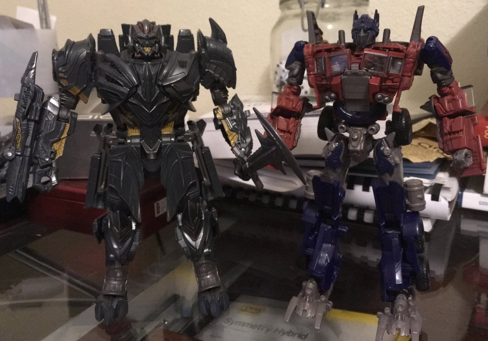 Transformers News: In Hand Images of Voyager Megatron from Transformers: The Last Knight with Comparisons for Scale Transformers News: In Hand Images of Voyager Megatron from Transformers: The Last Knight with Comparisons for Scale