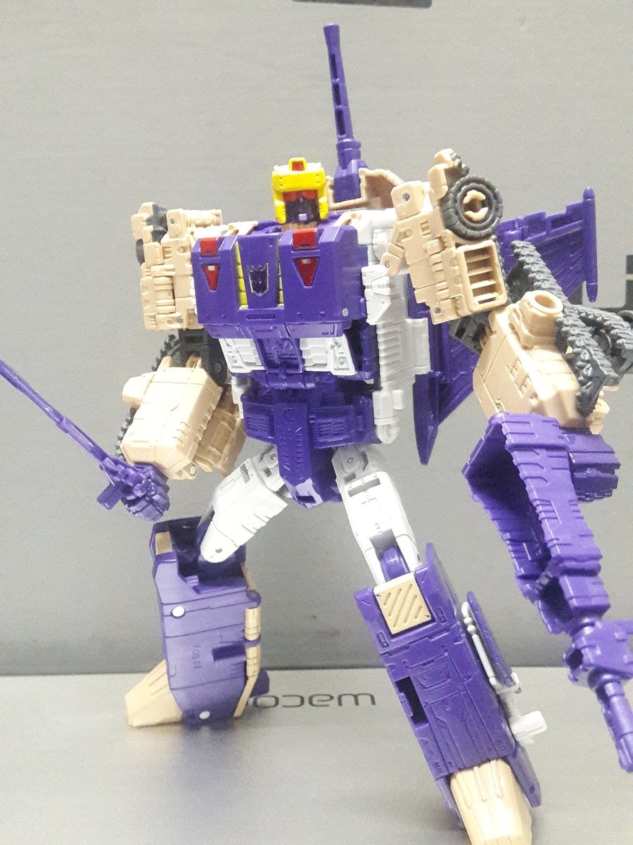 Transformers News: In-Hand Images of Transformers Titans Return Octone, Blitzwing, Titan Master Ramhorn