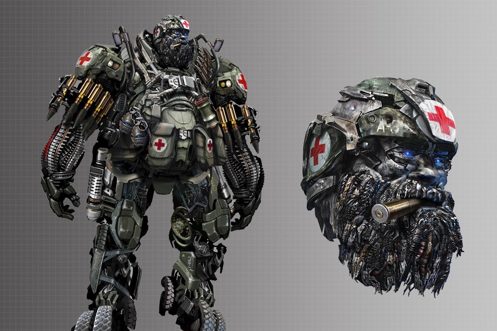Transformers News: Changes to Transformers: The Last Knight Voyager Hound Deco Due to Red Cross Issues