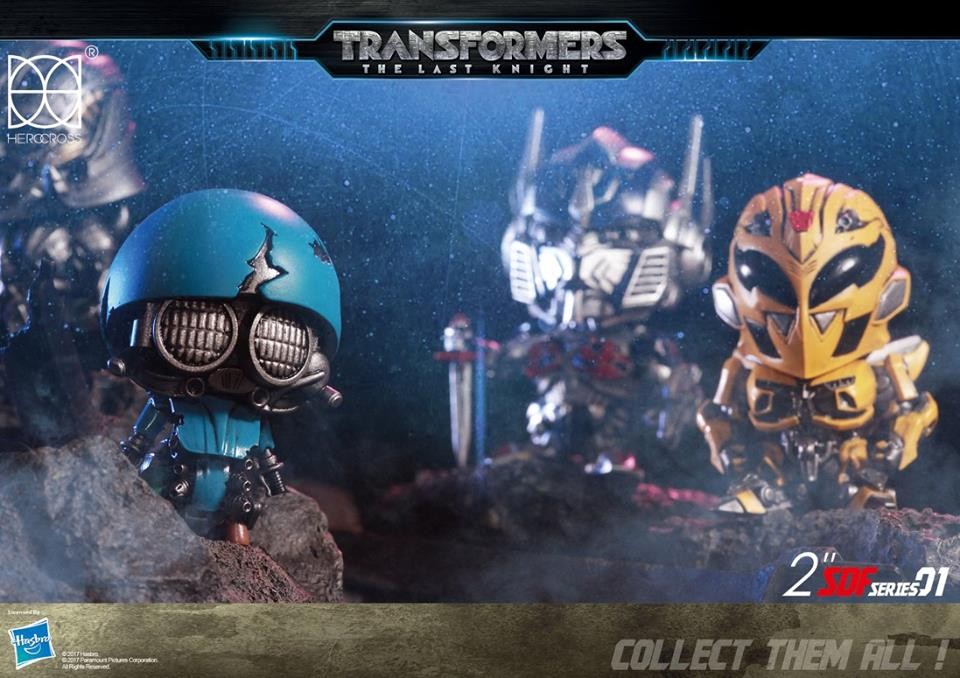 Transformers News: New Images of Upcoming Transformers The Last Knight Herocross Super-Deformed Figures