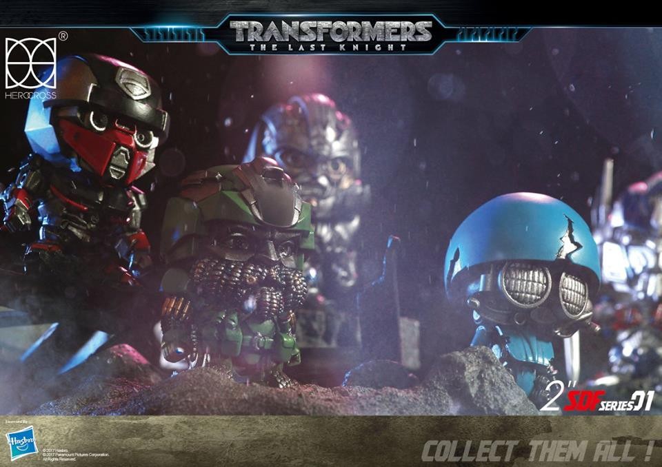 Transformers News: New Images of Upcoming Transformers The Last Knight Herocross Super-Deformed Figures