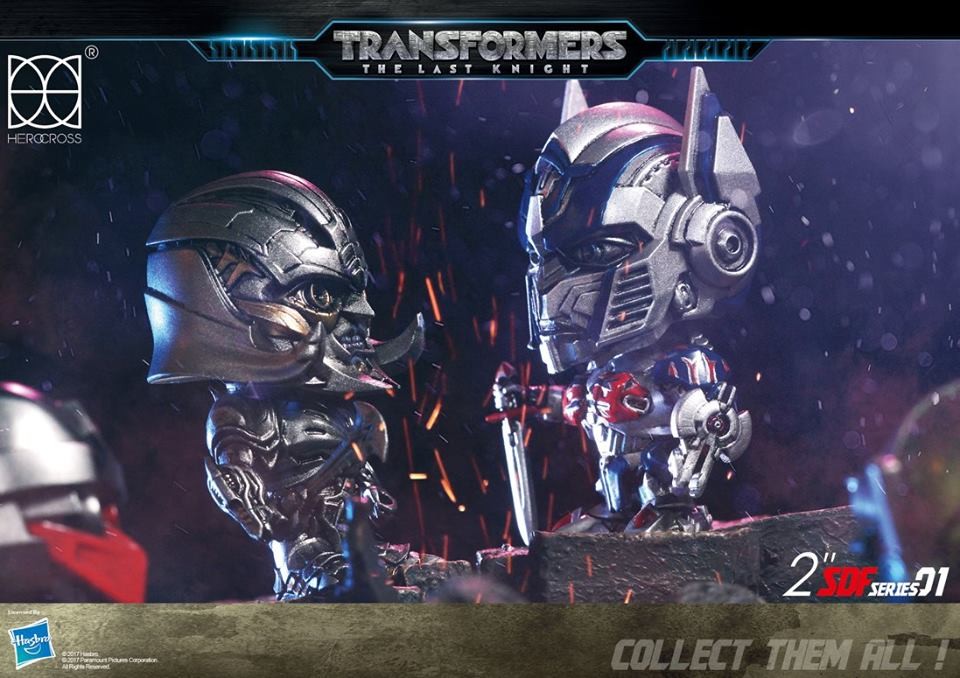 Transformers News: New Images of Upcoming Transformers The Last Knight Herocross Super-Deformed Figures
