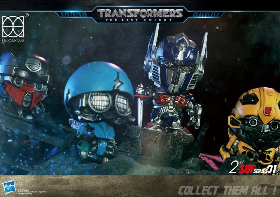 Transformers News: New Images of Upcoming Transformers The Last Knight Herocross Super-Deformed Figures