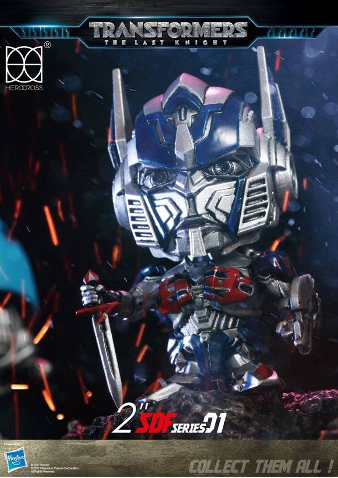 Transformers News: New Images of Upcoming Transformers The Last Knight Herocross Super-Deformed Figures