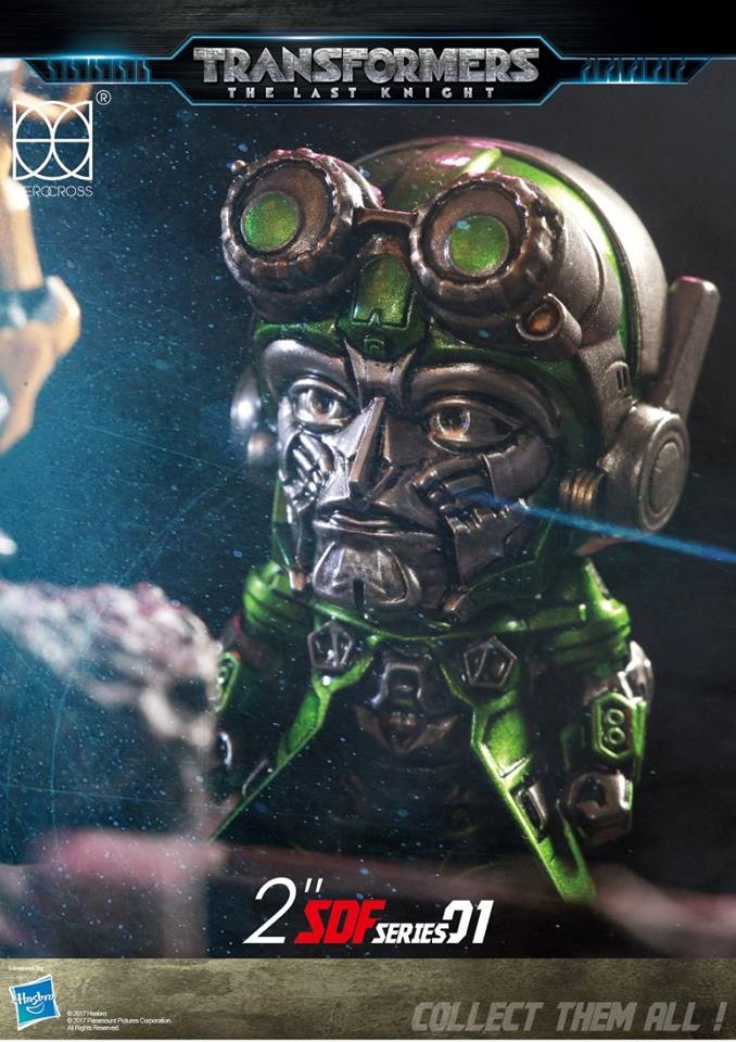 Transformers News: New Images of Upcoming Transformers The Last Knight Herocross Super-Deformed Figures