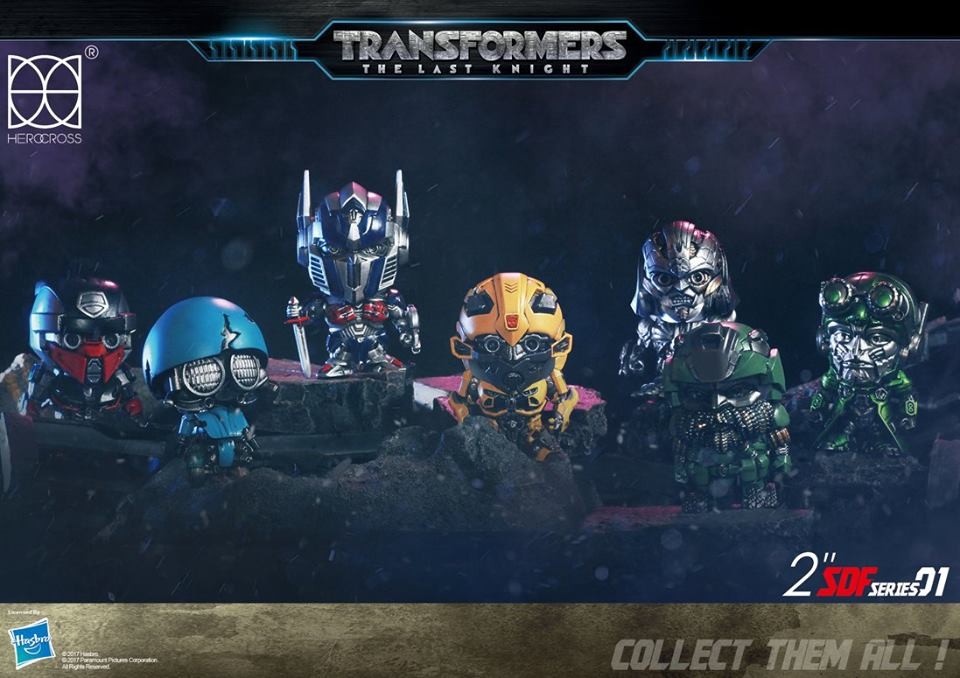 Transformers News: New Images of Upcoming Transformers The Last Knight Herocross Super-Deformed Figures