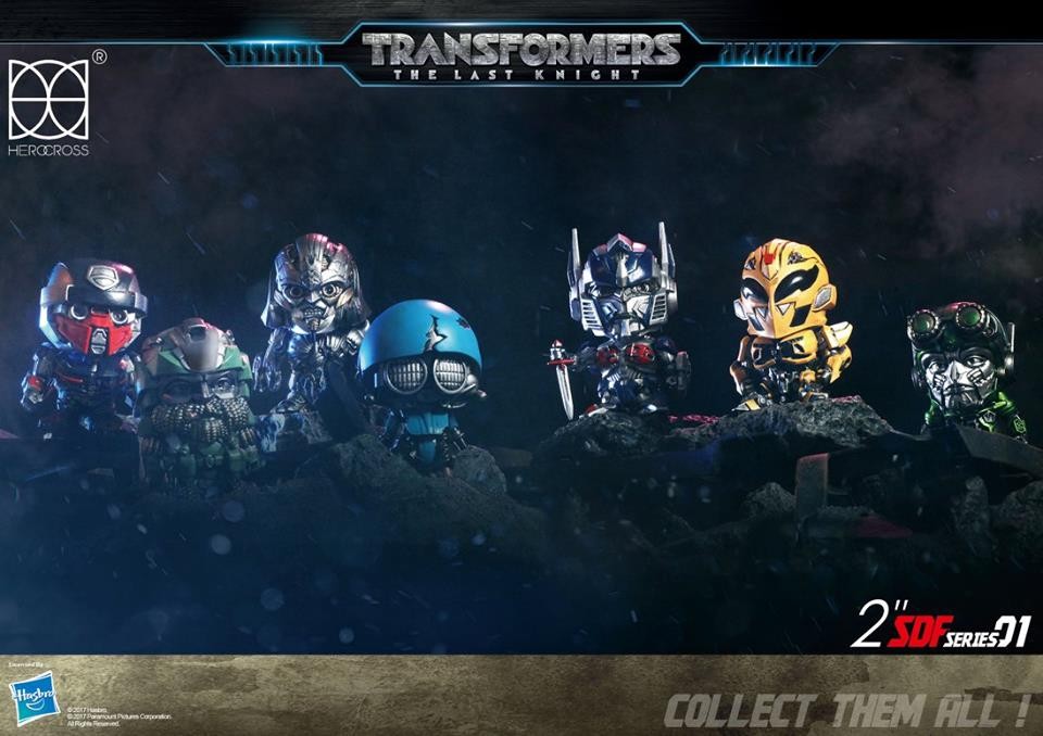 Transformers News: New Images of Upcoming Transformers The Last Knight Herocross Super-Deformed Figures