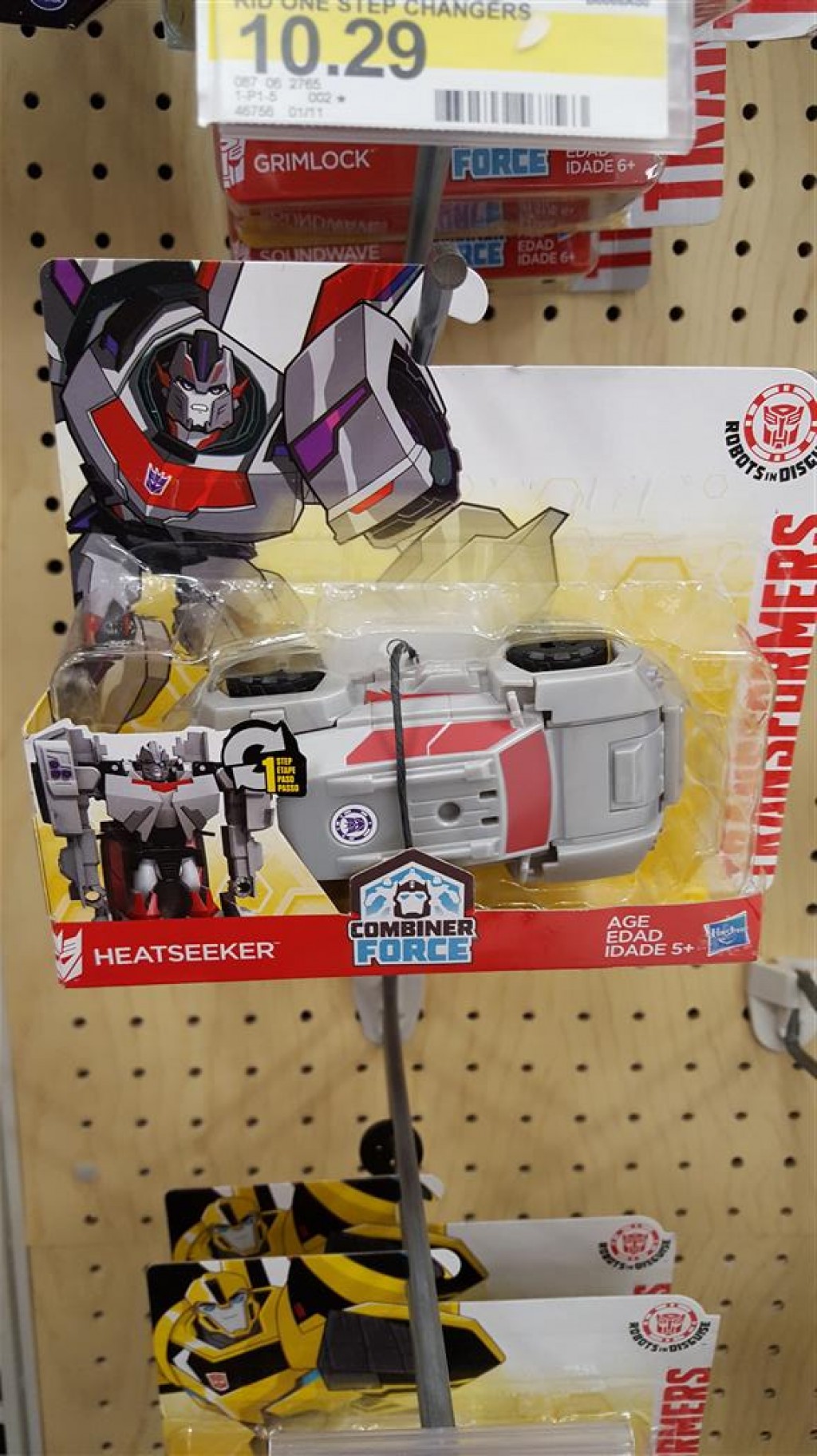Transformers News: Robots in Disguise New Strongarm and Heatseeker One Steps Found in US and Video Review