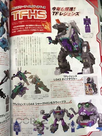 Transformers News: Images of Takara Tomy Transformers Legends Kup, Hot Rod, Scourge, Dinosaurer, Sharkticon