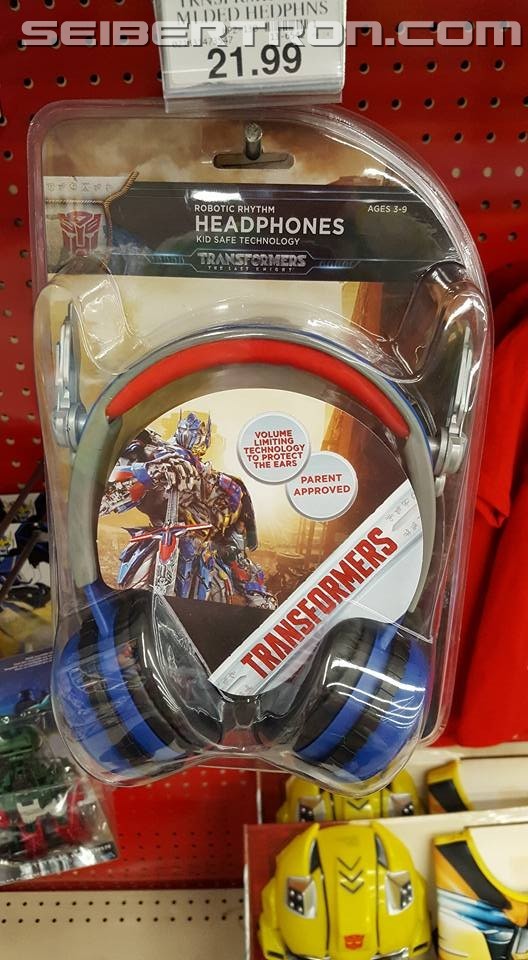 Transformers News: Transformers: The Last Knight Headphones, Costumes, Mission to Cybertron Shirts Found at Retail