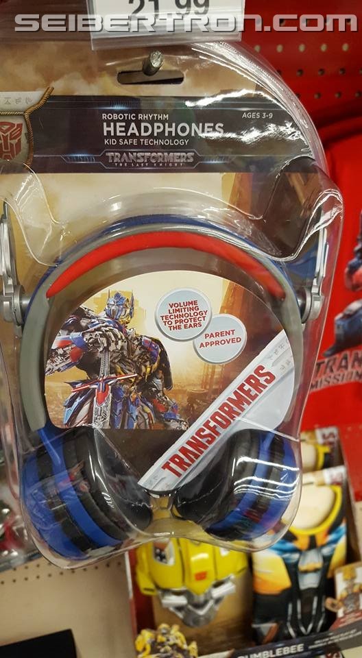 Transformers News: Transformers: The Last Knight Headphones, Costumes, Mission to Cybertron Shirts Found at Retail