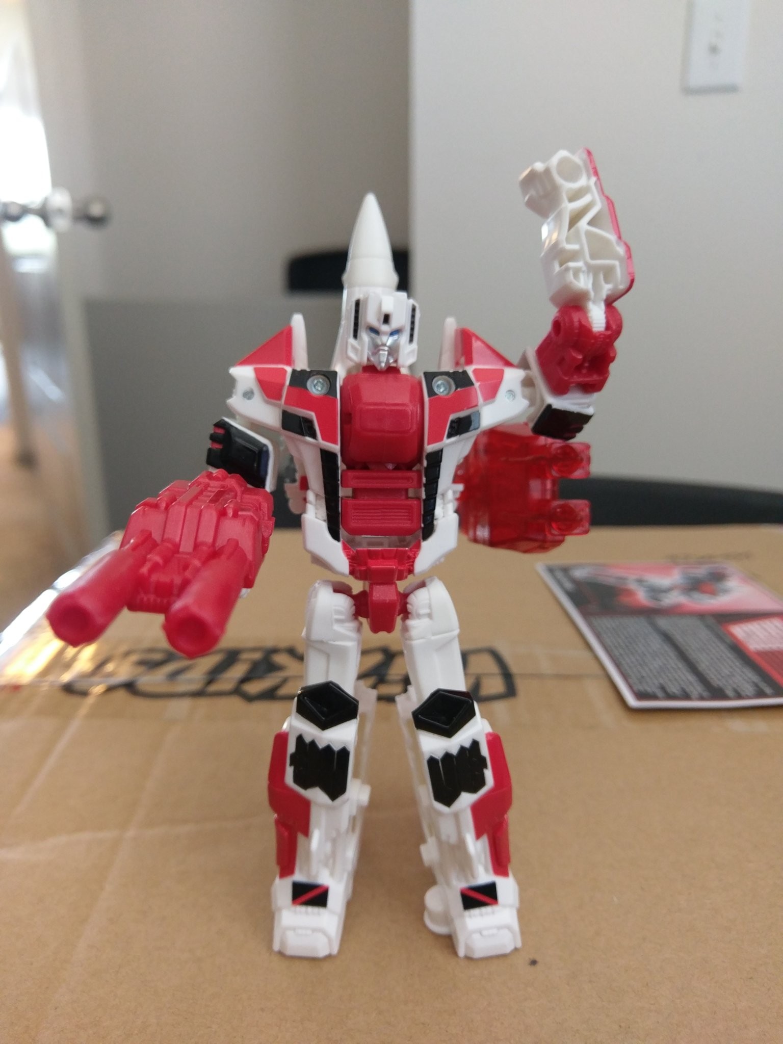 Transformers News: In hand Images of TFSS Shattered Glass Starscream, Toxitron and Counterpunch
