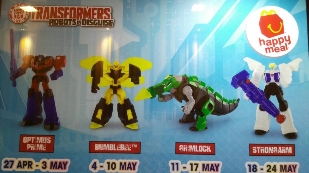 Transformers News: Re: New McDonalds Happy Meal Robots in Disguise Toys