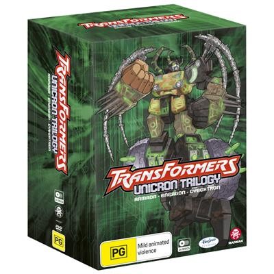 Transformers News: Transformers: Unicron Trilogy Boxset Australian Release Transformers News: Transformers: Unicron Trilogy Boxset Australian Release