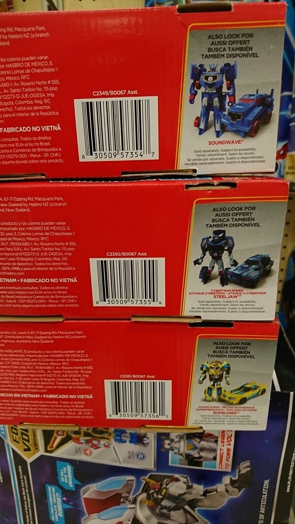 Transformers News: Never Revealed Redecos of Robots in Disguise 3-Steps Found in Stores in New Wave