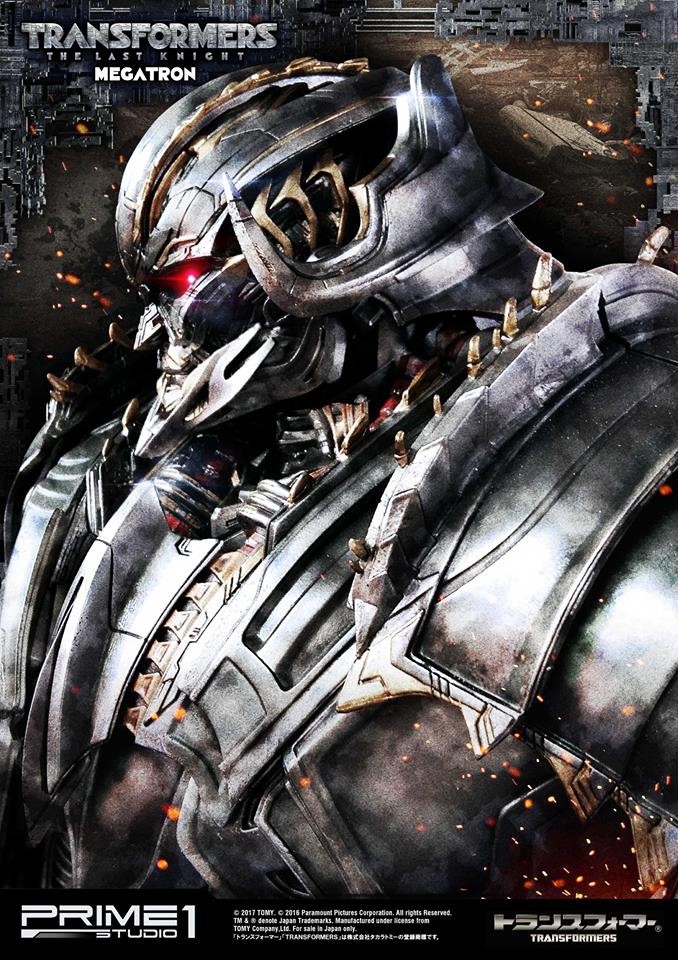 Transformers News: Teaser for Prime 1 Studio The Last Knight Megatron