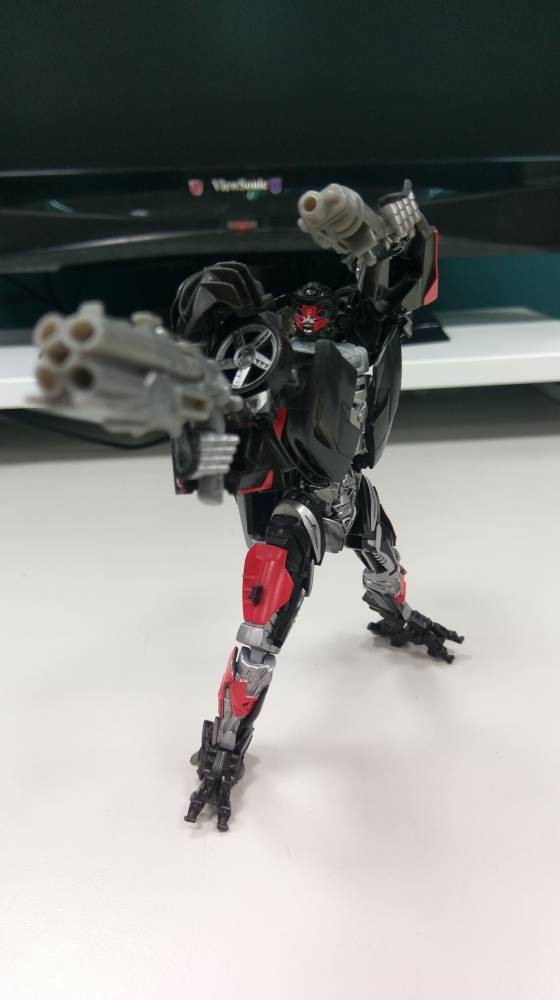 Transformers News: In Hand Images of Last Knight Deluxe Hot Rod with Comparisons to AOE Lockdown Transformers News: In Hand Images of Last Knight Deluxe Hot Rod with Comparisons to AOE Lockdown