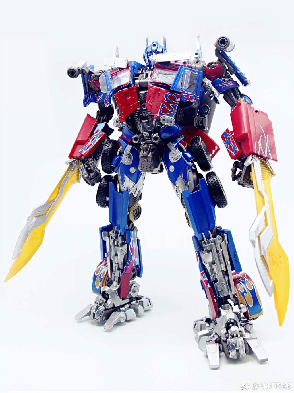 Transformers News: In-Hand Images of Transformers Movie Masterpiece Optimus Prime