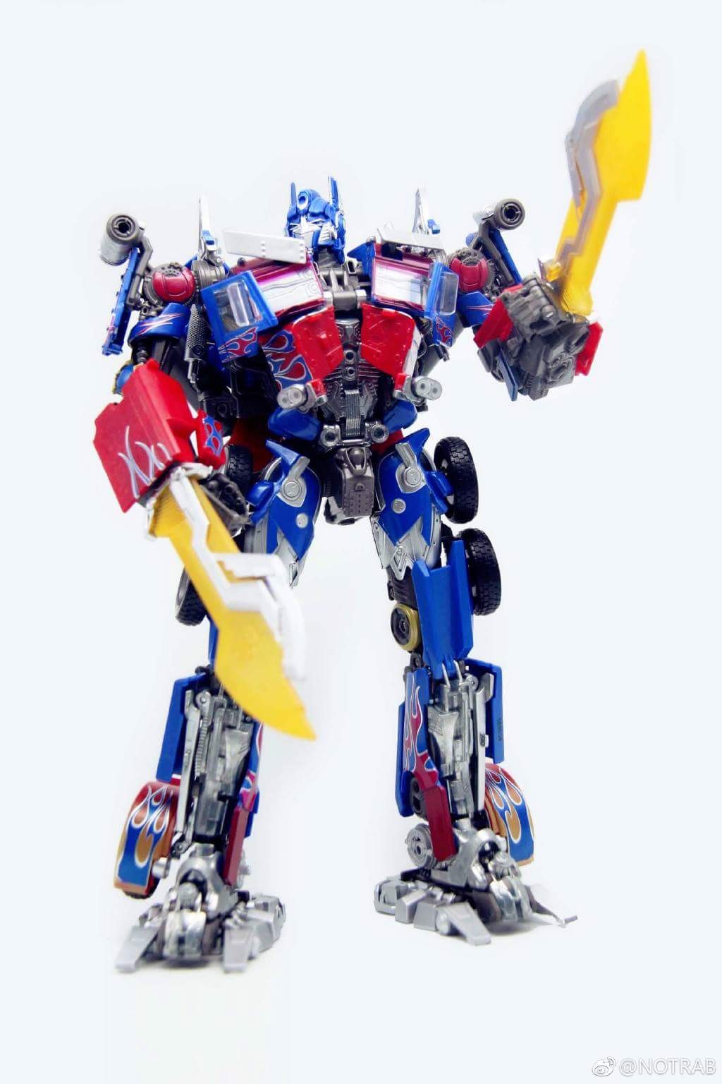 Transformers News: In-Hand Images of Transformers Movie Masterpiece Optimus Prime