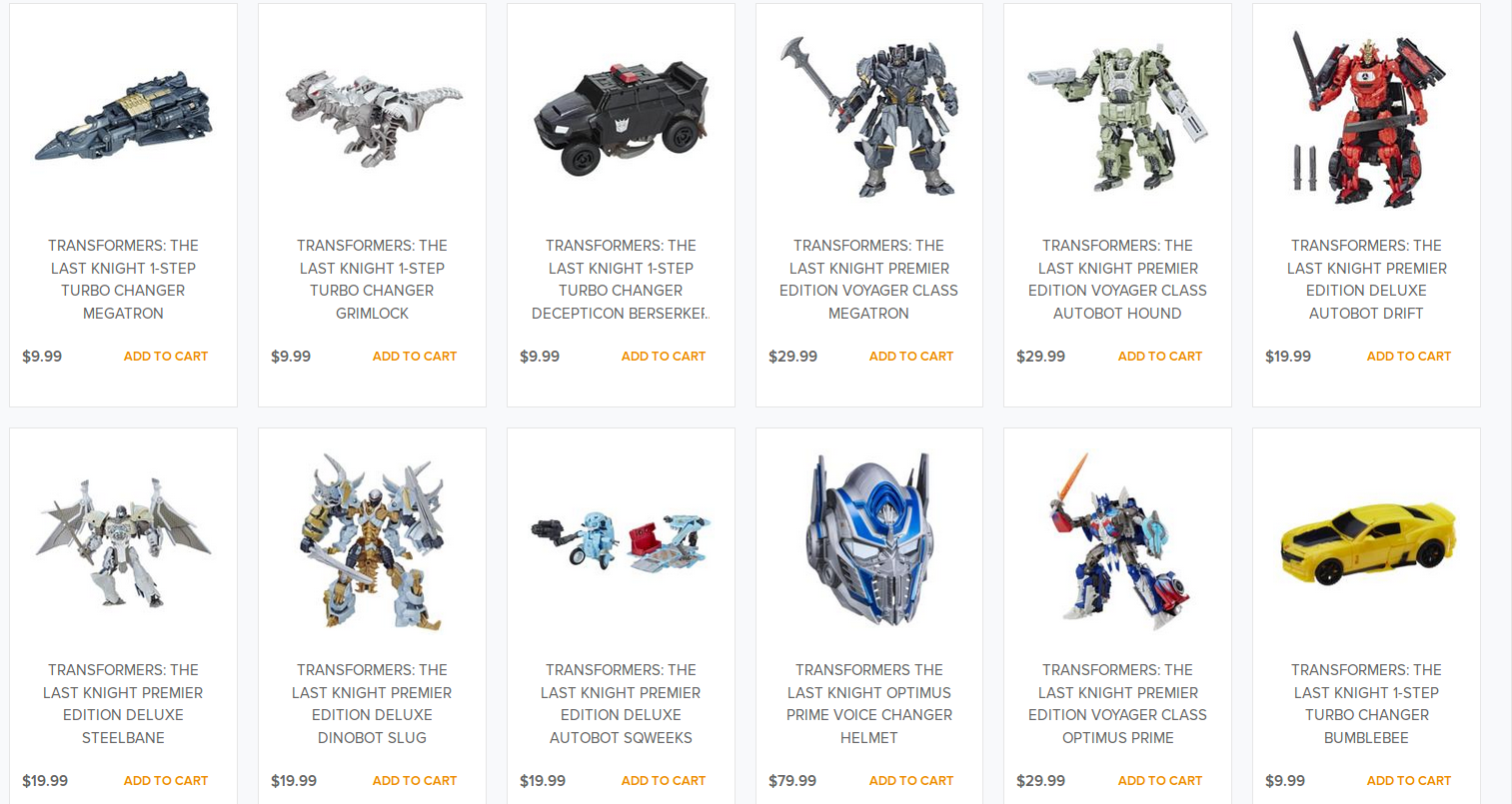 Transformers News: Wave 2 of Transformers: The Last Knight Toys on HTS.com