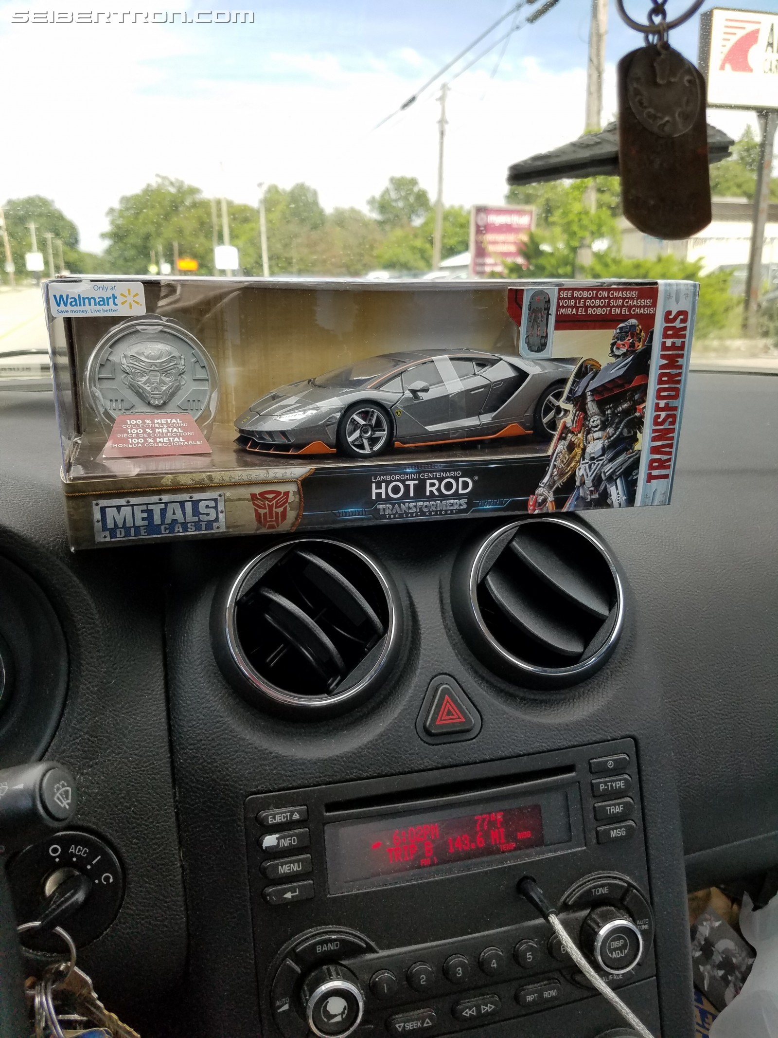 Transformers News: First Sighting of Walmart Exclusive 1:24 Die Cast Hot Rod from Transformers: The Last Knight