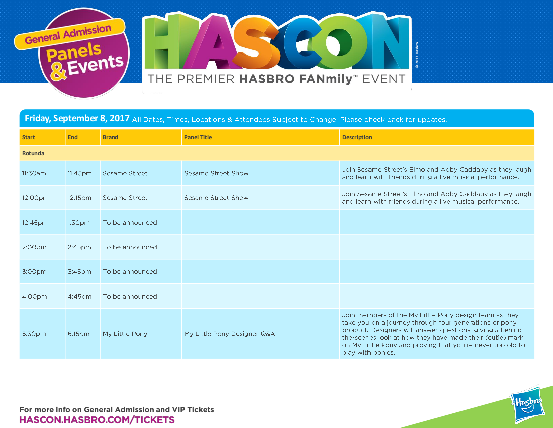 Transformers News: Full HASCON 2017 Transformers Panels and Event Schedule: IDW, Machinima, The Last Knight, More