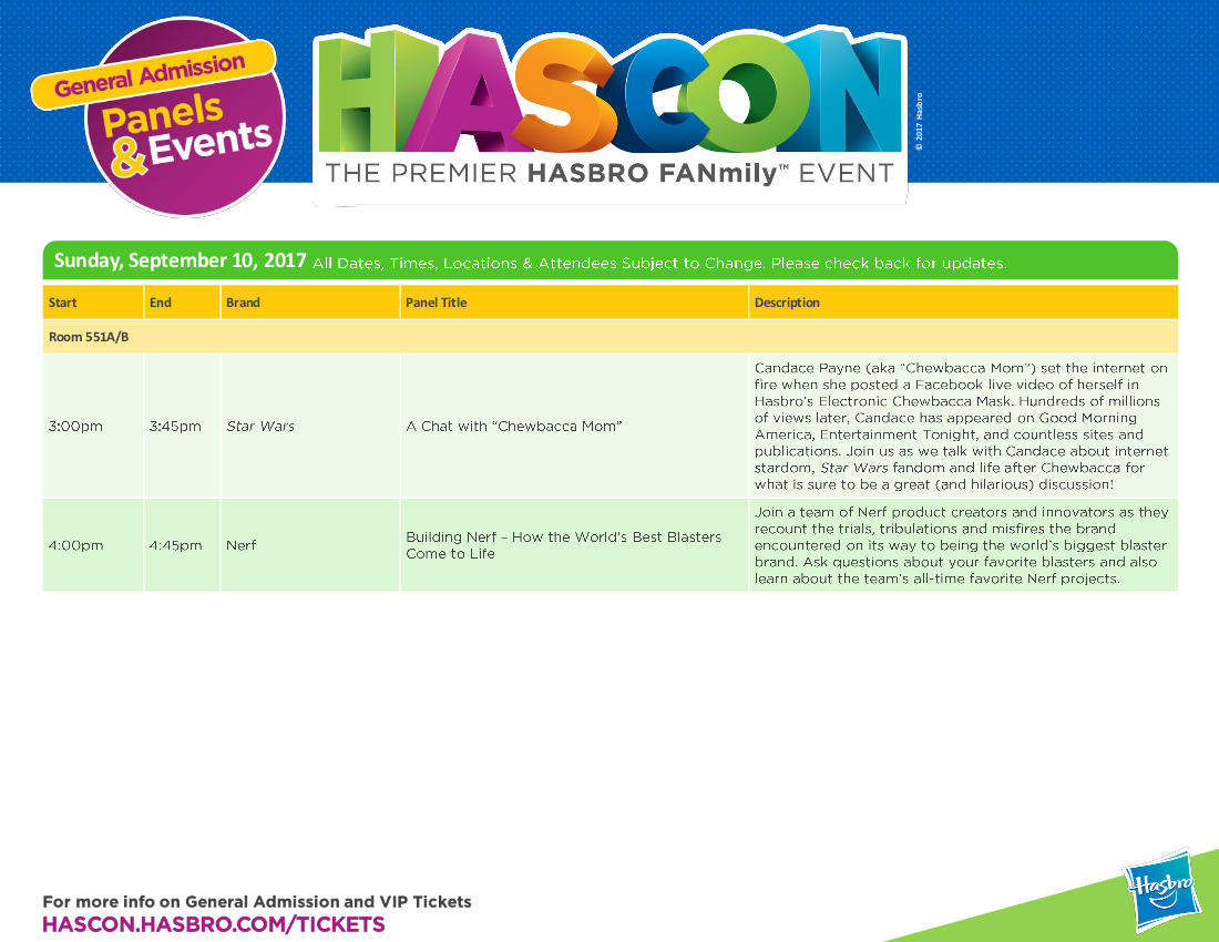 Transformers News: Full HASCON 2017 Transformers Panels and Event Schedule: IDW, Machinima, The Last Knight, More