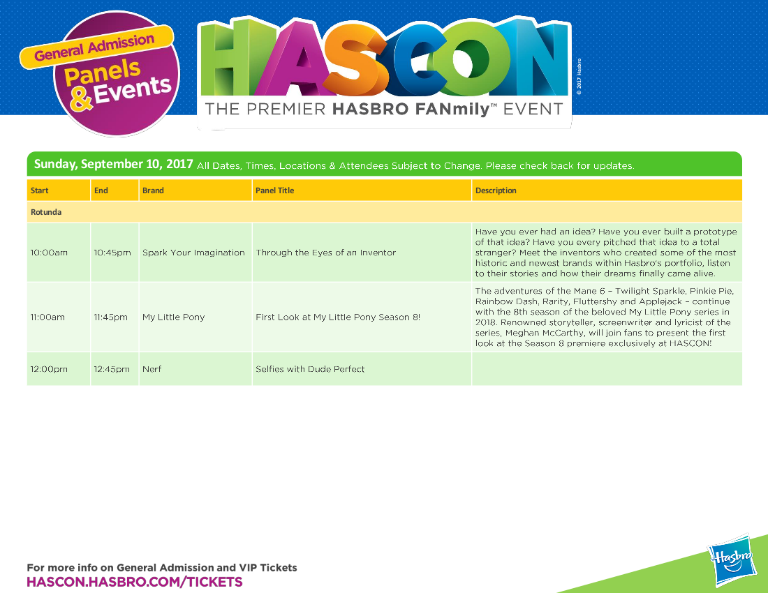 Transformers News: Full HASCON 2017 Transformers Panels and Event Schedule: IDW, Machinima, The Last Knight, More