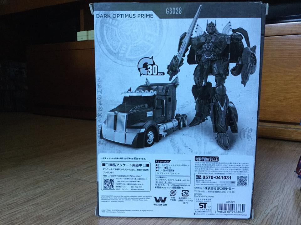 Transformers News: In-Hand Images of Takara Tomy Transformers TLK-EX Dark Optimus