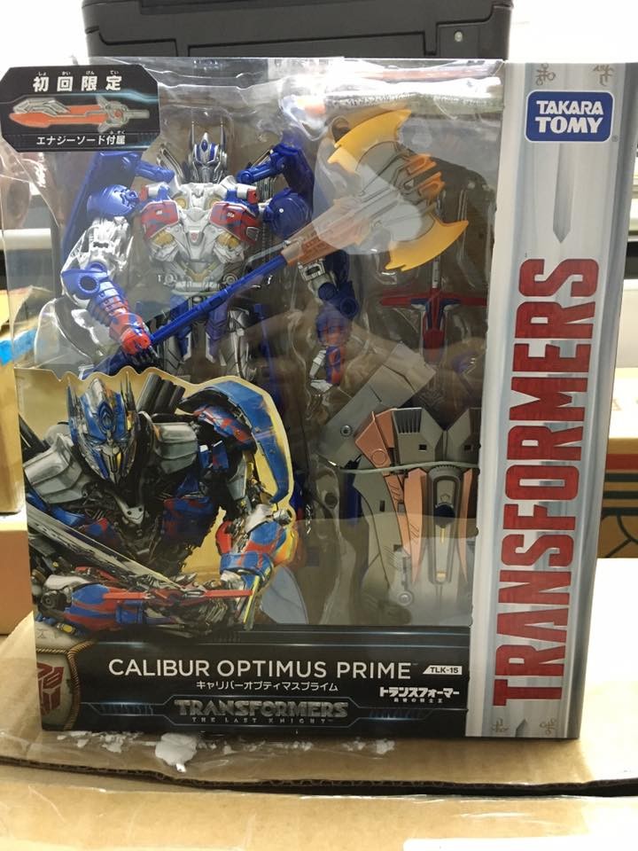 Transformers News: In-Hand Images of Takara Tomy Transformers: The Last Knight TLK-15 Calibur Optimus Prime