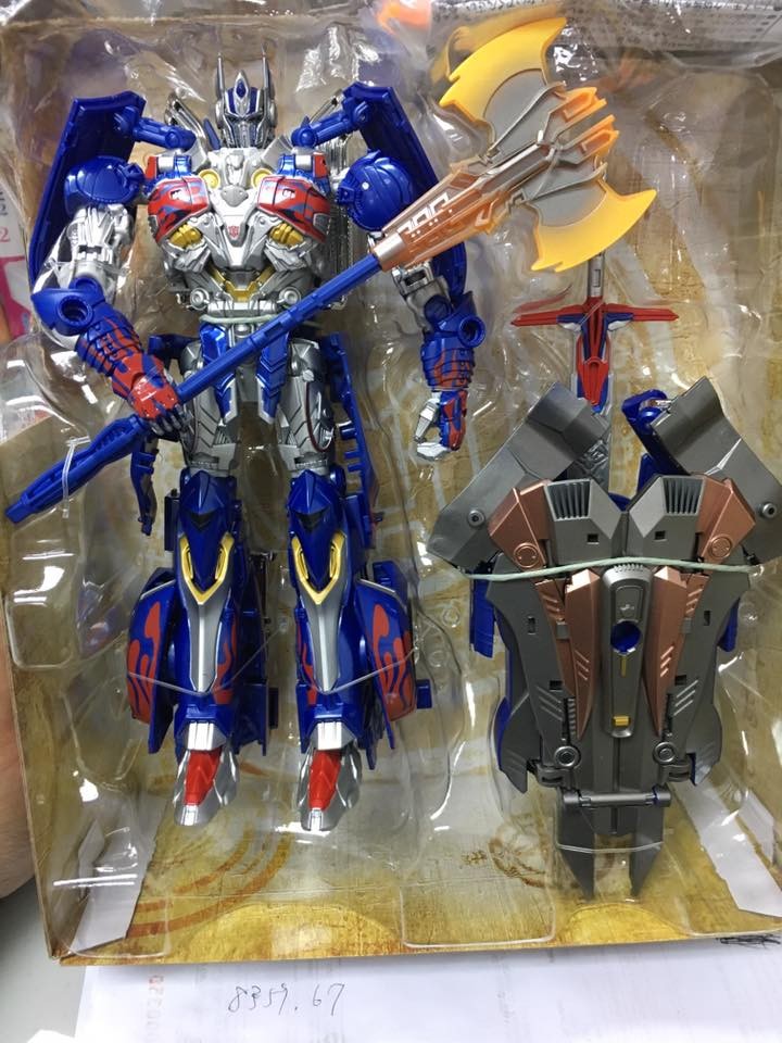 Transformers News: In-Hand Images of Takara Tomy Transformers: The Last Knight TLK-15 Calibur Optimus Prime