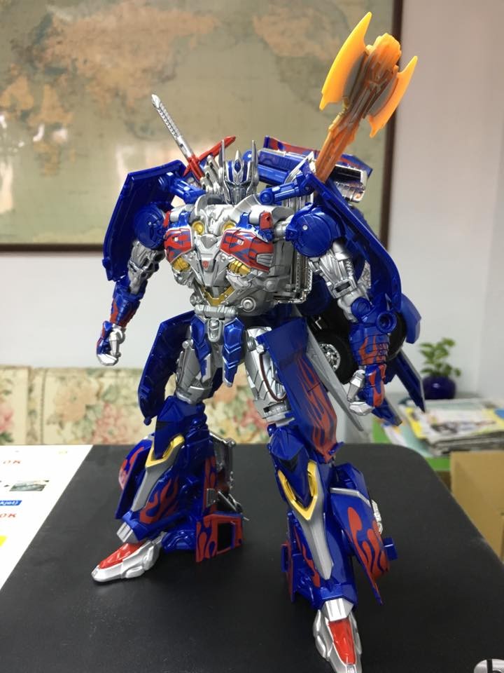 Transformers News: In-Hand Images of Takara Tomy Transformers: The Last Knight TLK-15 Calibur Optimus Prime