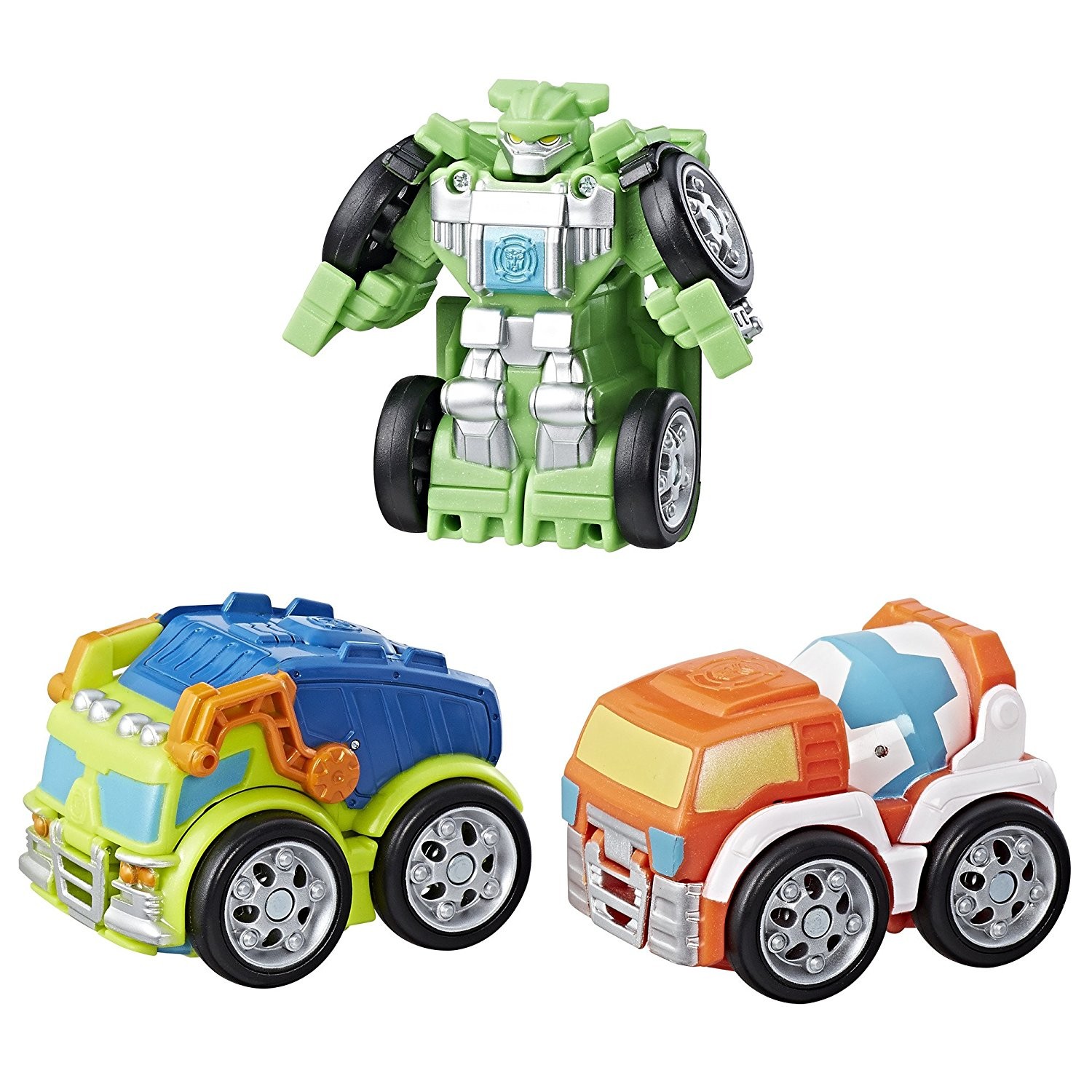 Transformers News: Transformers Rescue Bots Flip Racers Griffin Rock Racing and Construction Team Available Online