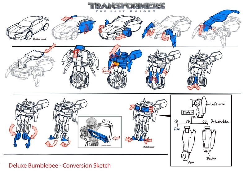 Transformers News: SDCC 2017: Transformers: The Last Knight Toy Concepts and Schematics